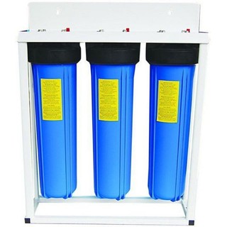20吋BIG BLUE大胖三道式水塔過濾器-腳架型-(無附濾心) NSF-ISO認證