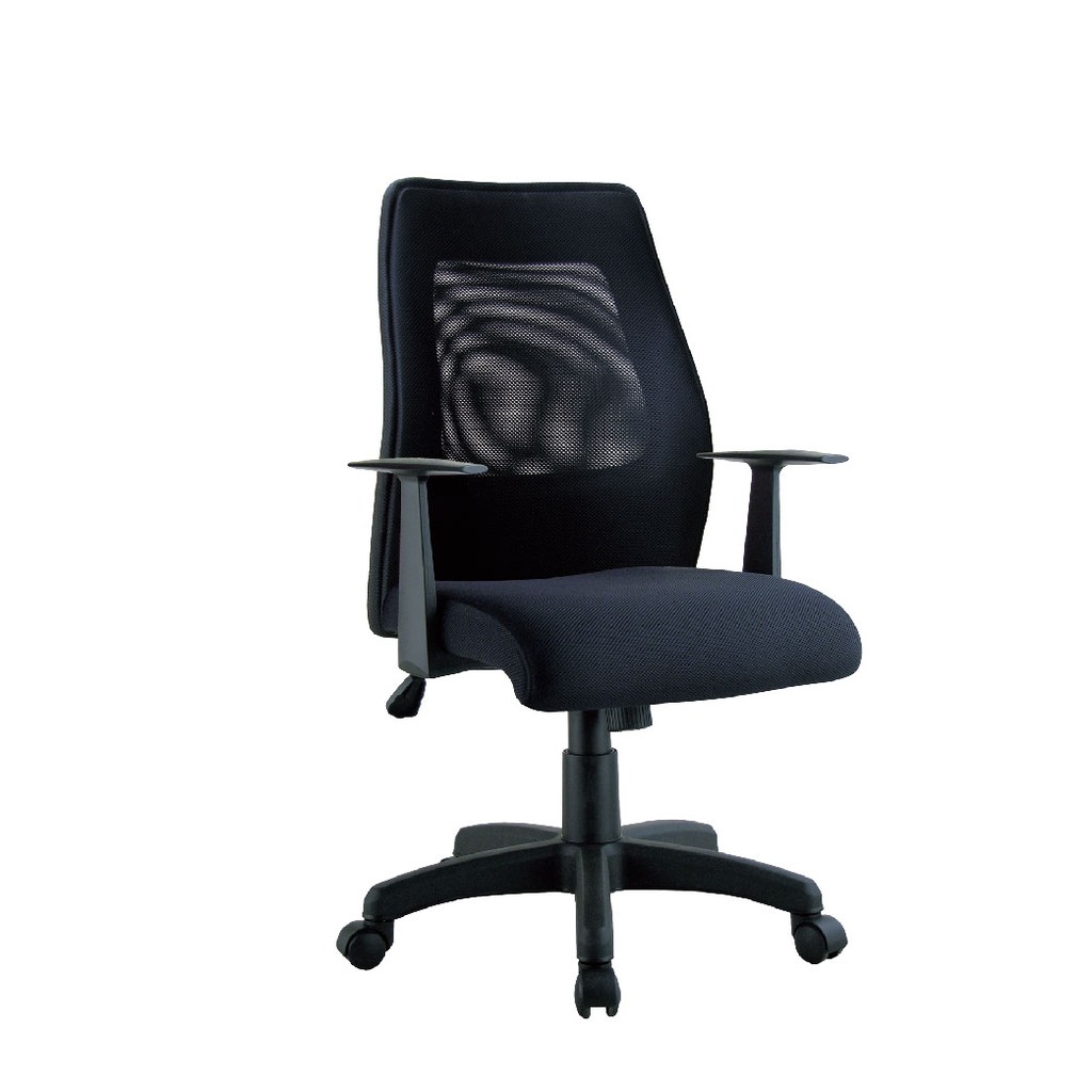 ｜哇哇蛙｜ CP-818 OA透氣網椅(黑色款) 電腦椅 會議椅 主管椅 電競椅 網布椅 滾輪椅 辦公家具 椅子