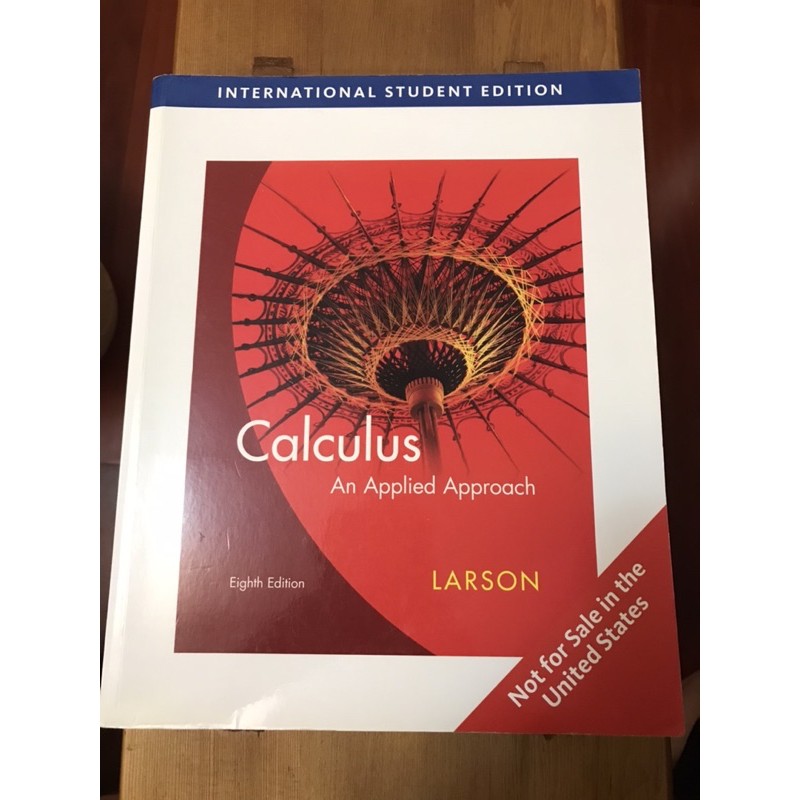 微積分原文書 CALCULUS：An Applied Approach（8th）By Larson