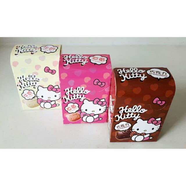 【即期特賣20元】【甘百世】Hello Kitty巧克力～黑巧克力／白巧克力／草莓口味 30g