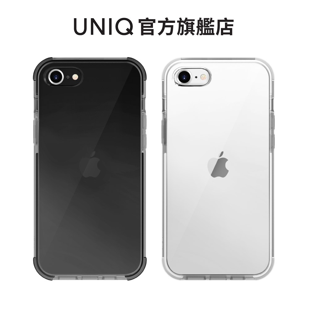 【UNIQ】iPhone SE 3/2/7/8 防摔手機殼 ( Combat )｜ 透明保護殼 透明殼 四角強化軍規等級