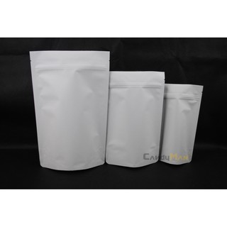 HBZ201 純白 白牛皮紙 一磅 專業咖啡豆包裝袋 夾鏈站立袋 可裝 瑞士單向排氣閥 100入