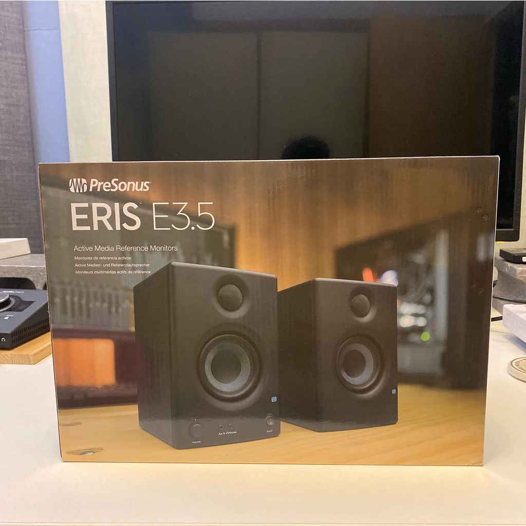 蒂兒音樂 PreSonus Eris E3.5 監聽喇叭 一對 主動式 錄音 混音 多媒體 監聽 音響 喇叭 E5 XT