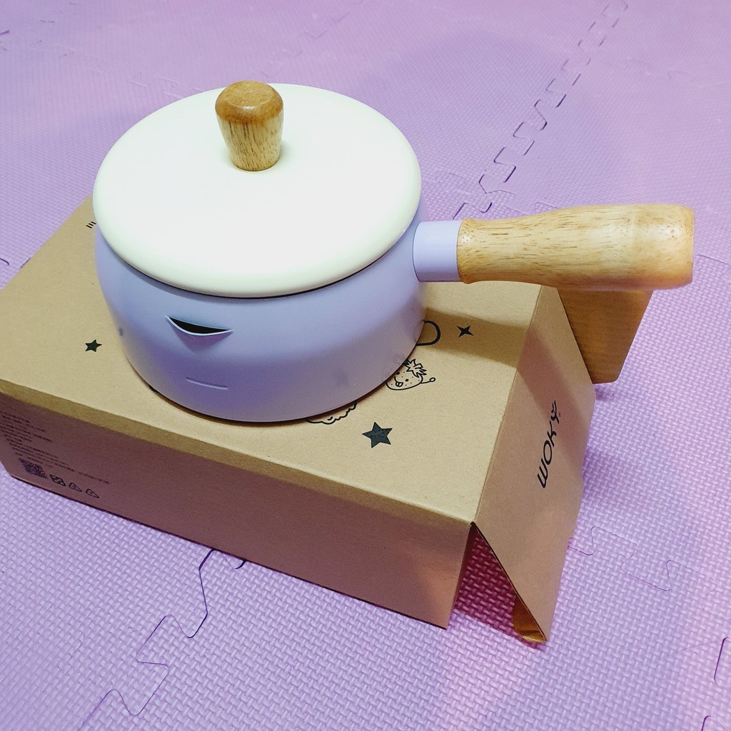 《全新》【WOKY 沃廚】日式木柄多功能牛奶鍋(15cm) 牛奶鍋 泡麵鍋 湯鍋 雪平鍋 台灣製造