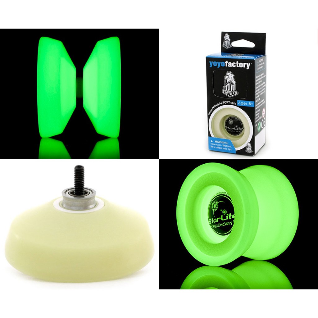 溜溜球 美國品牌 yoyofactory YYF Star Lite 夜光 發亮 發光球 專業 技術球 比賽表演 悠悠球