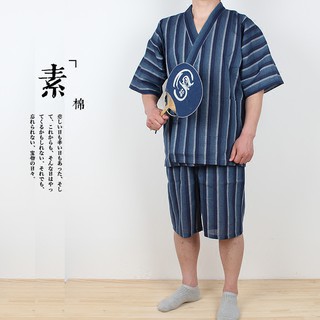 免運現貨日式睡衣 日本純棉男甚平浴衣和服日式短袖睡衣溫泉汗蒸服天上天下唯我獨尊 蝦皮購物