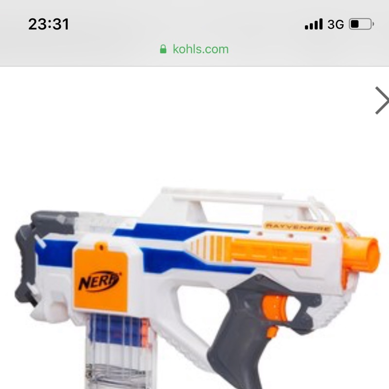 nerf rayvenfire