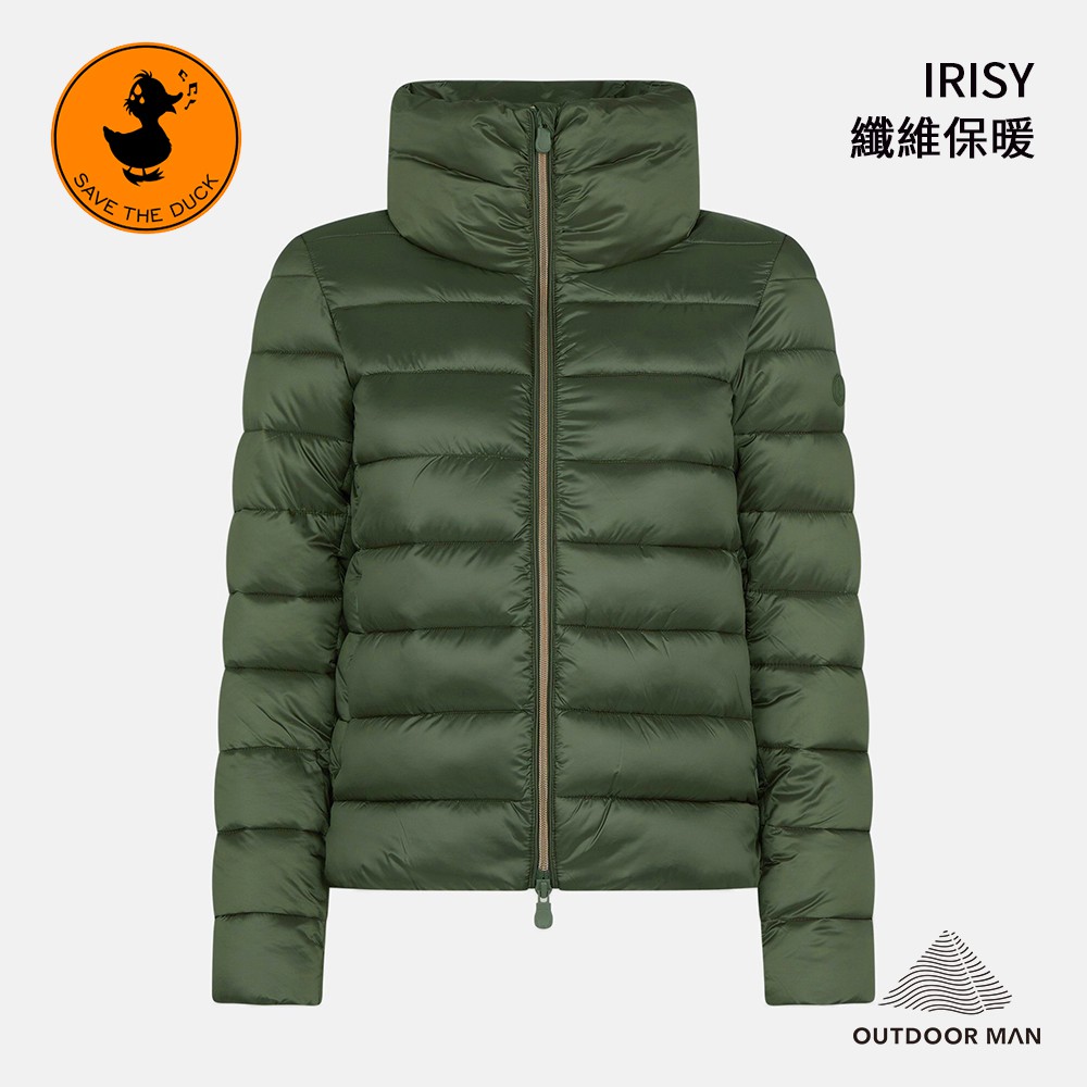 [SaveTheDuck] 女款 IRISY 纖維保暖外套/暗綠(D3052W-01963)