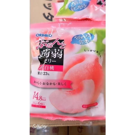 日本🇯🇵 擠壓式低卡蒟蒻果凍 (水蜜桃) 6個裝 🌟