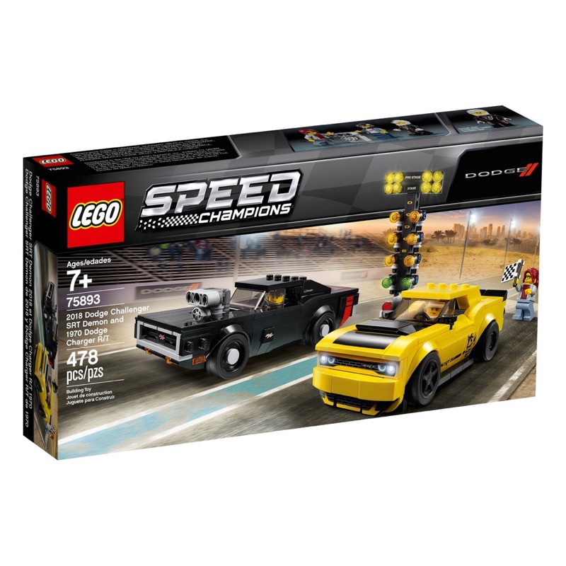 《傑克玩樂高》LEGO 樂高積木 75893 speed champion 賽車 Dodge Challenger