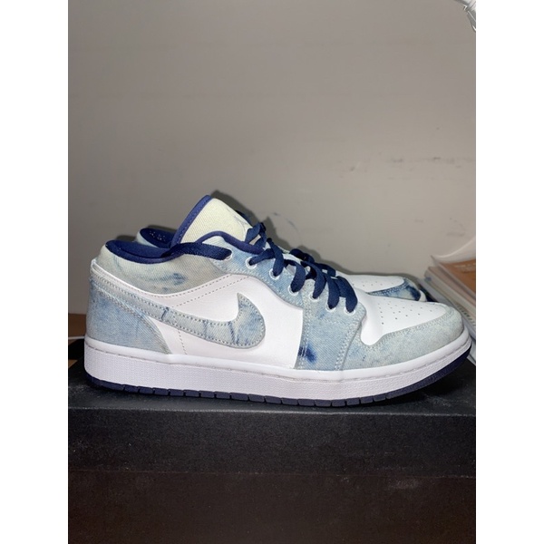 Air Jordan 1 Low 丹寧 牛仔布 Washed Denim