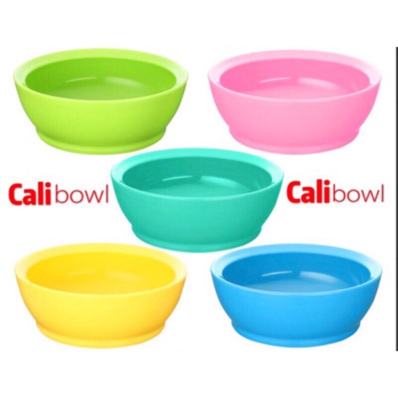 美國 CaliBowl 專利防漏防滑學習幼兒碗 12oz （黃色現貨）全新未拆 防滑碗 學習碗
