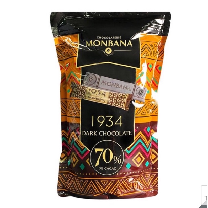 Monbana 1934 70%迦納黑巧克力條 640公克/效期2023/07/02