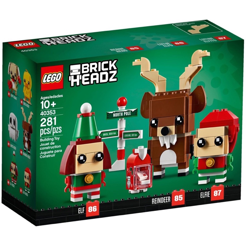 ®️樂高 LEGO® 40353 ︎BRICK HEADZ  聖誕麋鹿