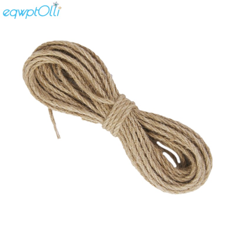 10m 天然繩黃麻繩劍麻繩 3mm 繩袋