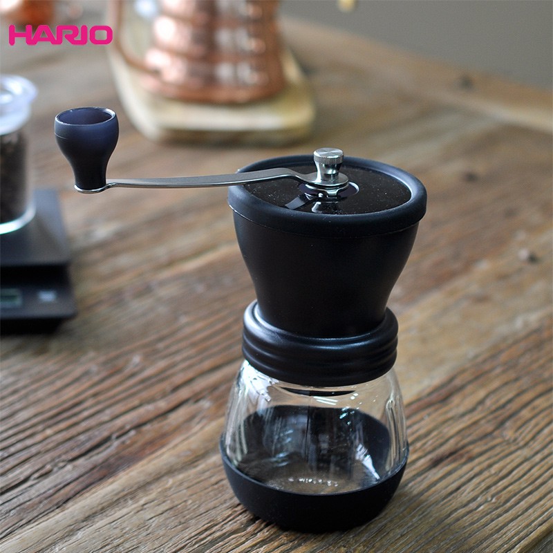 HARIO 手搖磨豆機MSCS-2TB  玻璃瓶身 可裝100g咖啡粉