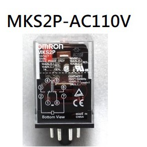 MKS2P-AC110V OMRON MK系列 圓8腳繼電器 (含稅)【佑齊企業 iCmore】