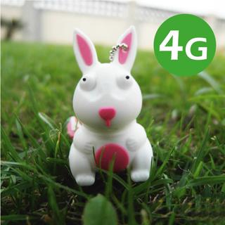 Kalo 卡樂創意 矽膠造型隨身碟 16G 8G 4G - 耗呆系列 - 兔子