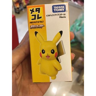 阿虎會社【B - 386】正版 TAKARA TOMY 神奇寶貝 Pikachu メタコレ 皮卡丘 合金可動公仔