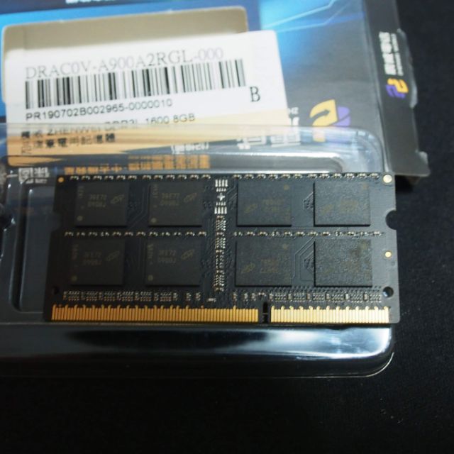 DDR3L 1600 8GB 全新筆電記憶體 筆電專用 DDR3