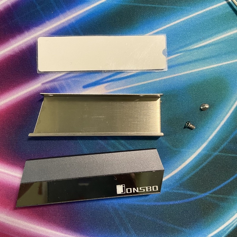 [二手]Jonsbo 喬思伯 M.2 SSD 散熱器 2280 NVME 雙面顆粒 全鋁 散熱片 M2
