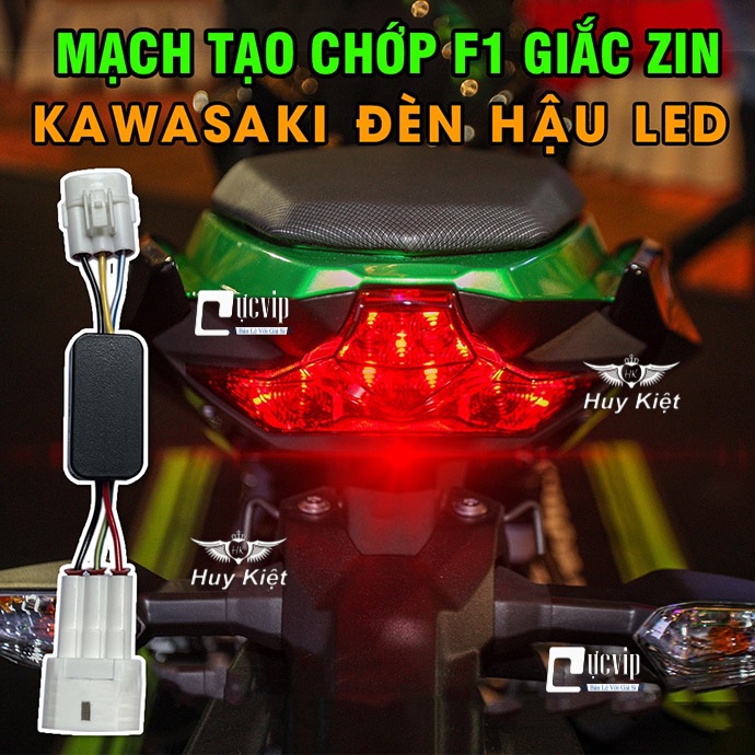 F1 PKL Kawasaki 閃爍 LED 尾燈閃爍電路,帶鋅插孔(即插即用)MS4786