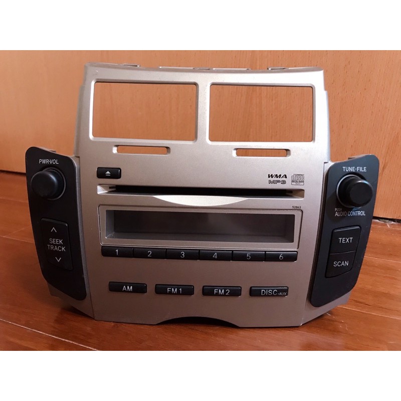 全新TOYOTA 原廠YARIS音響主機「AUX+MP3」