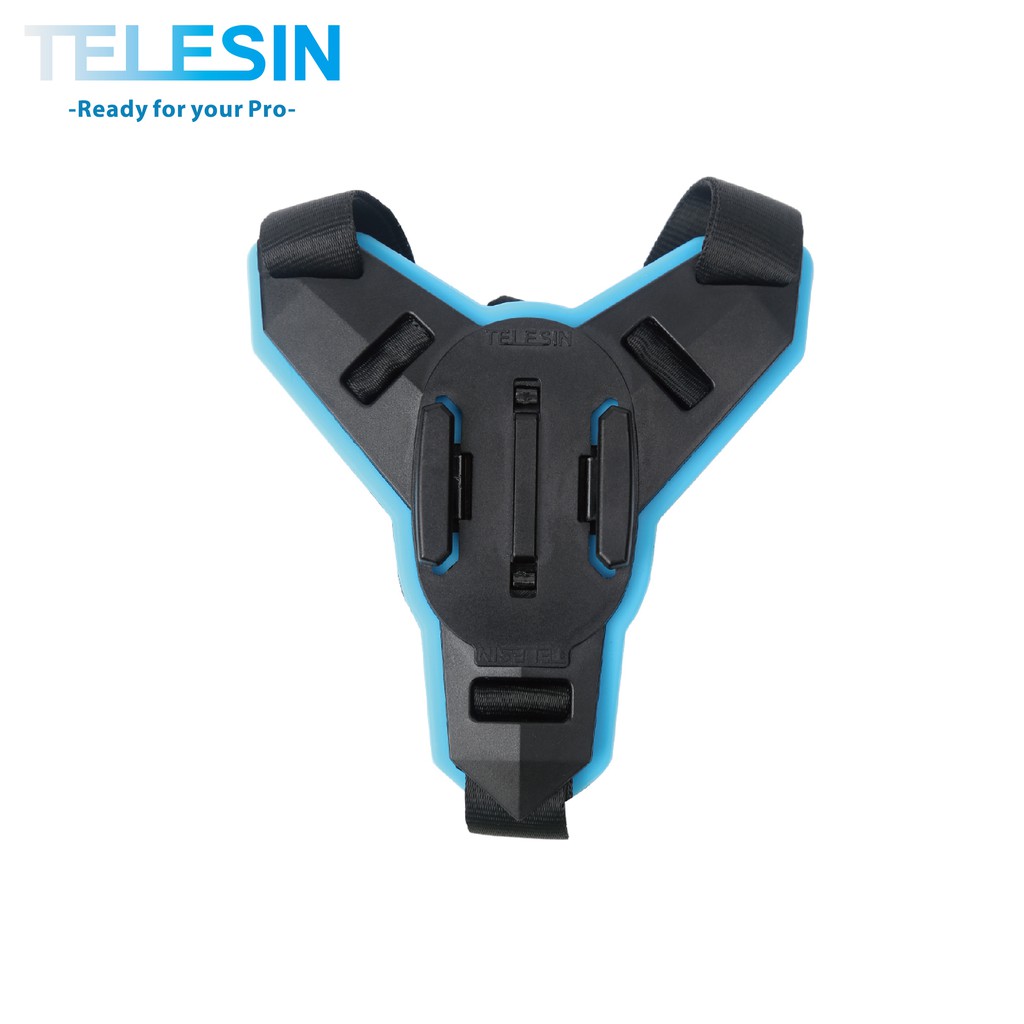 TELESIN 安全帽支架 頭盔下巴支架 J型扣 機車 綁帶 固定 配件 運動相機 配件 台灣公司貨 泰迅