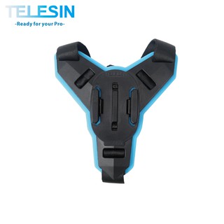 TELESIN 安全帽下巴頭盔支架 安全帽下巴綁帶 (摩托車騎士必備 不需黏貼) 臺灣公司貨 泰迅