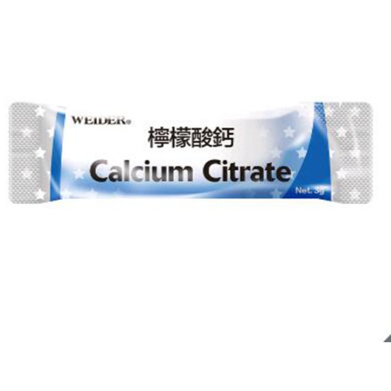 威德檸檬酸鈣 3公克x90包 WEIDER CALCIUM CTTRATE CA94047 促銷到4月30日 1110