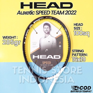 網球拍頭 Auxetic SPEED TEAM 2022 100 平方英尺 285 克原裝