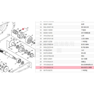 撿便宜 料號 1p3-e6626-00 YAMAHA山葉原廠離合器回位彈簧 小彈簧 新勁戰 勁戰