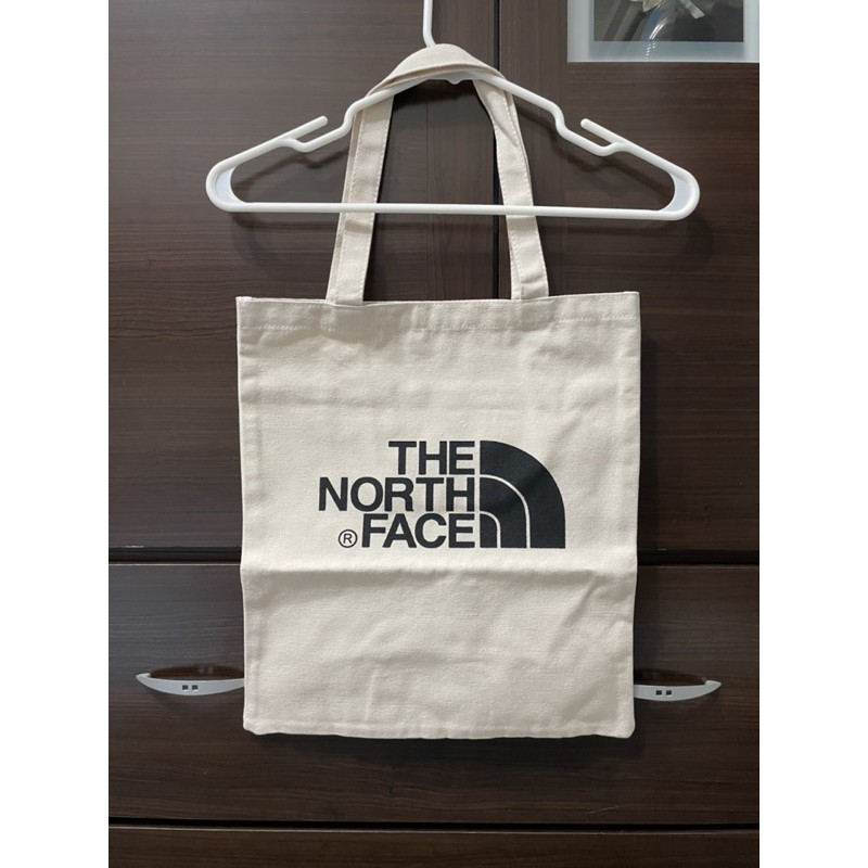 THE NORTH FACE TNF 北臉 LOGO 帆布側背包 購物袋