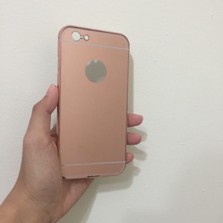 iPhone 6/6s玫瑰金鏡面手機殼