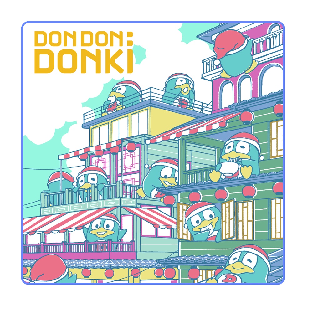 DONKI Donpen野餐墊(九份老街) 1入【Donki日本唐吉訶德】