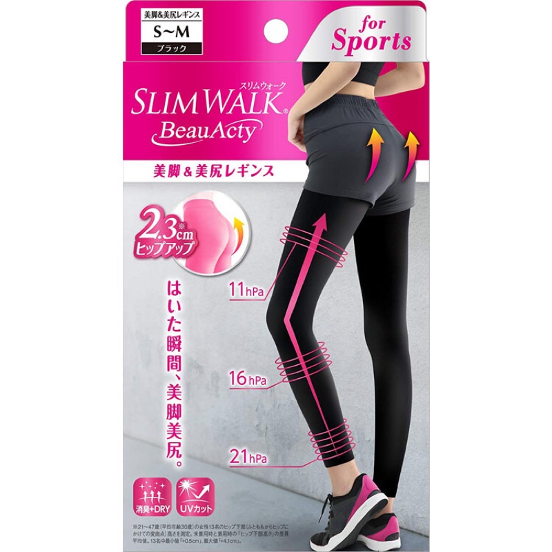 日本製Slim Walk骨盤調整美腿塑身褲S-M M-L