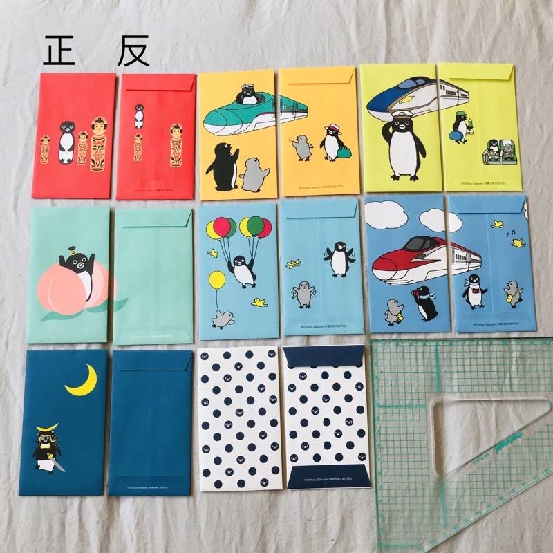 日本帶回👍🏻西瓜企鵝 suica pensta 小信封（零售）