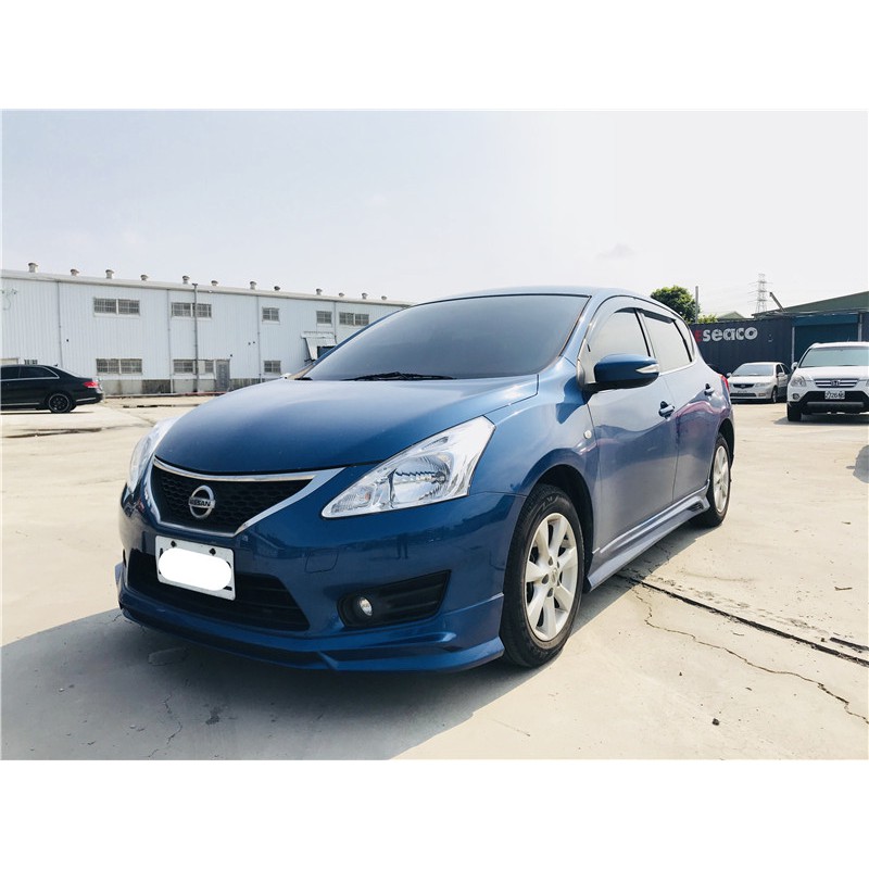 Fb搜尋桃園阿承 日產超人氣big Tiida跑3萬14年1 6 藍色二手車中古車 蝦皮購物
