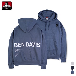 ben davis letters wide hoodie 胸口布標 字體 logo 帽t 3色