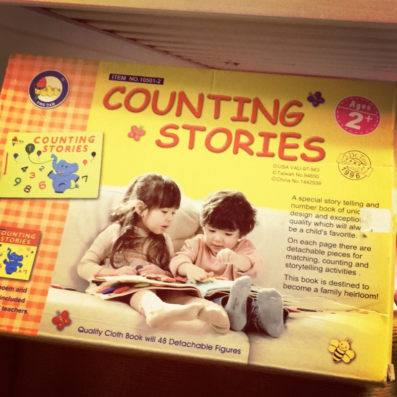 小凱薩 COUNTING STORIES 數字書 布書 Counting stories 小凱撒