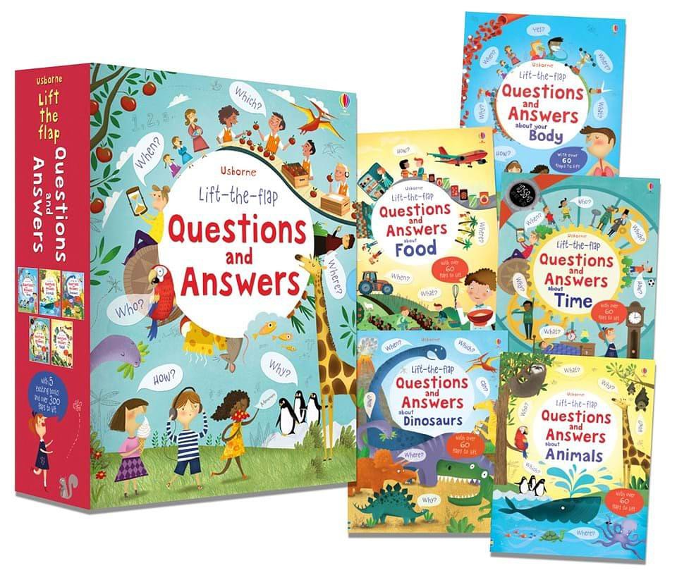 Lift-the-Flap Questions and Answers Slipcase (5冊合售)/Katie Daynes/小翻頁大驚奇 知識翻翻書 5冊合售 eslite誠品