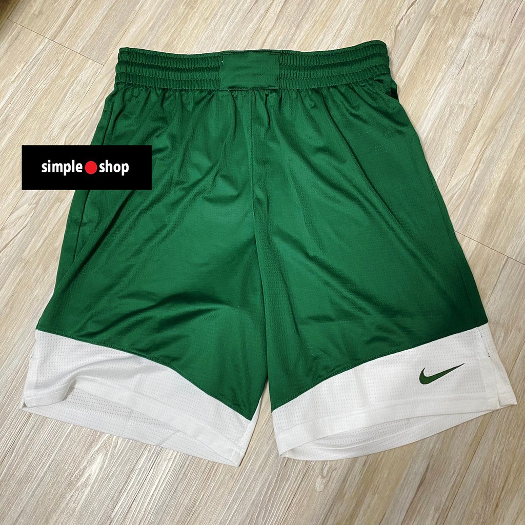【Simple Shop】NIKE DRI-FIT 籃球褲 綠色 單面穿 籃球短褲 透氣 運動褲 867768-342