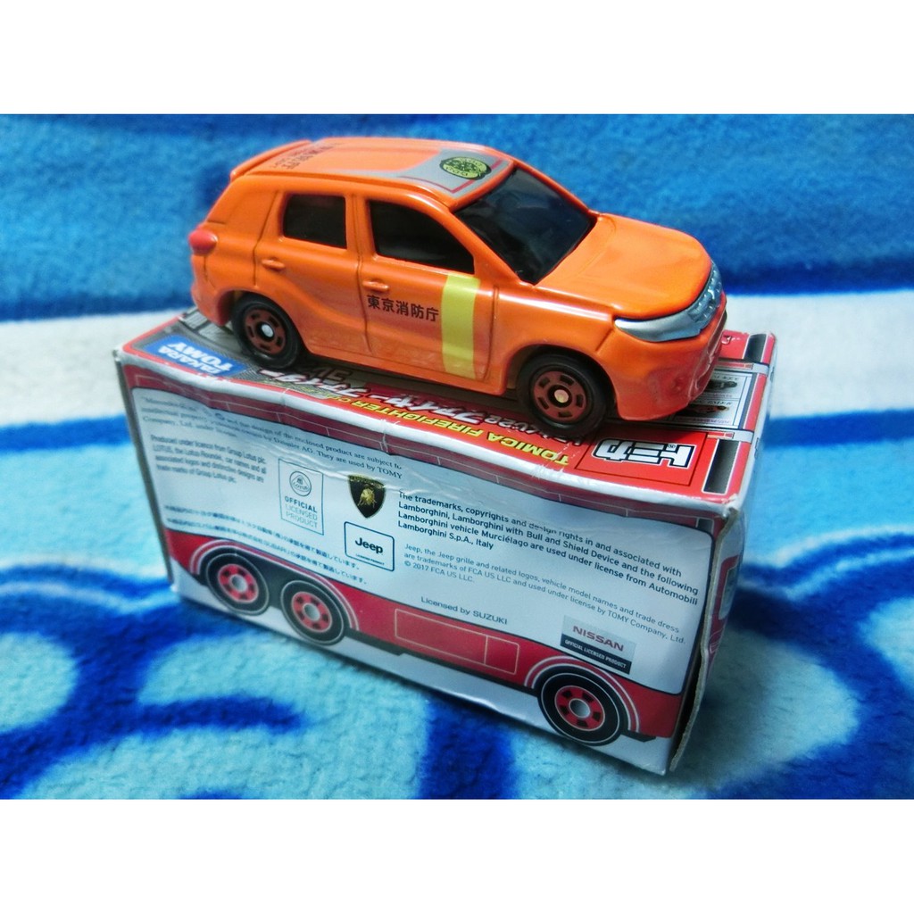 TOMY 多美合金小汽車 TOMICA 抽抽樂 第22彈 消防系列 FIREFIGHTER SUZUKI ESCUDO