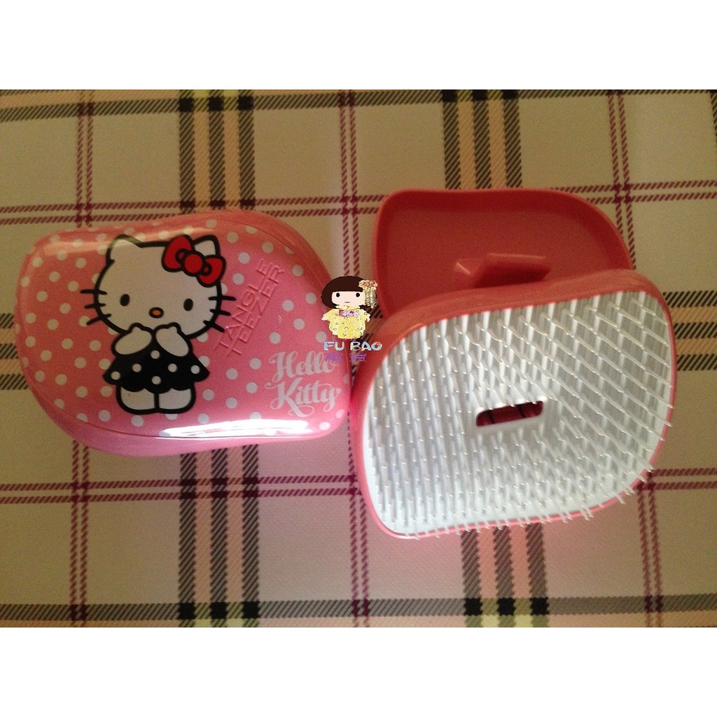 英國知名品牌 TANGLE TEEZER Hello Kitty聯名款 美髪梳 粉紅色