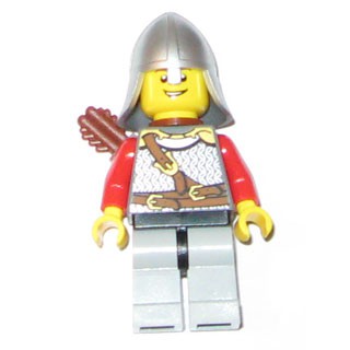 樂高人偶王 LEGO 城堡系列-紅獅國弓箭兵#7946  cas448