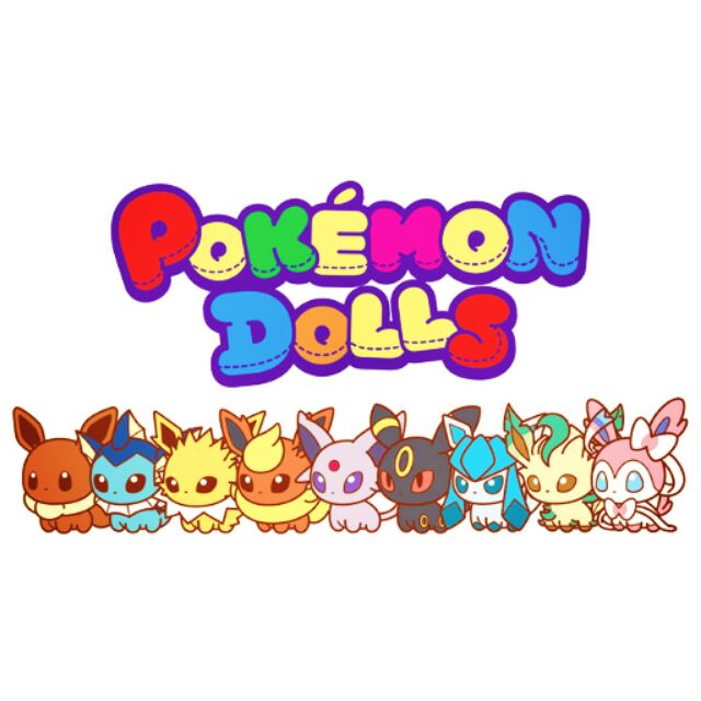 [現貨] 神奇寶貝 pokemon dolls 伊布 伊布家族 娃娃 吊飾 布偶 仙子伊布 水精靈 仙子精靈 月精靈
