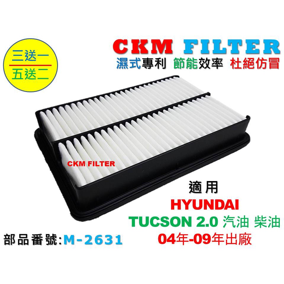 【CKM】現代 HYUNDAI TUCSON 04-09 超越 原廠 空氣濾芯 引擎濾網 空氣濾網 機油濾芯 冷氣濾網