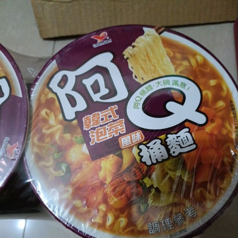 阿Q韓式泡菜風味桶麵