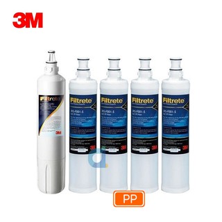 3M S003淨水器替換專用 3US-F003-5濾心 SQC前置PP替換濾心3RS-F001-5四支(共5支)