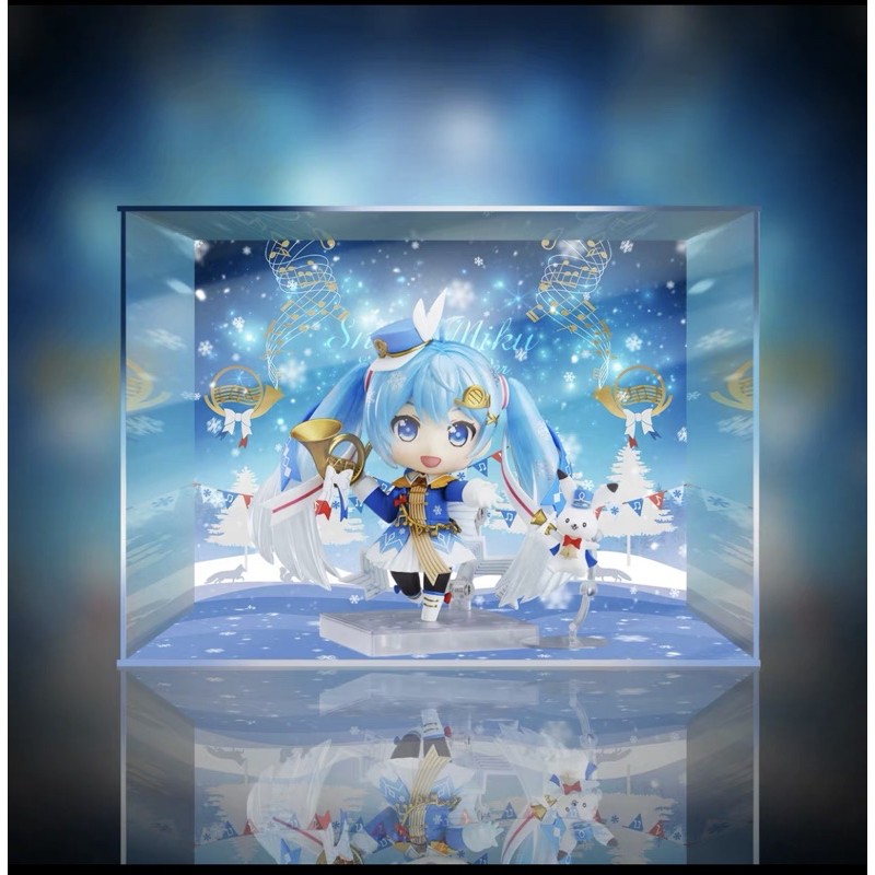 GSC 1250 2020雪初音 雪未來 Snow Parade Ver.黏土人防塵展示盒